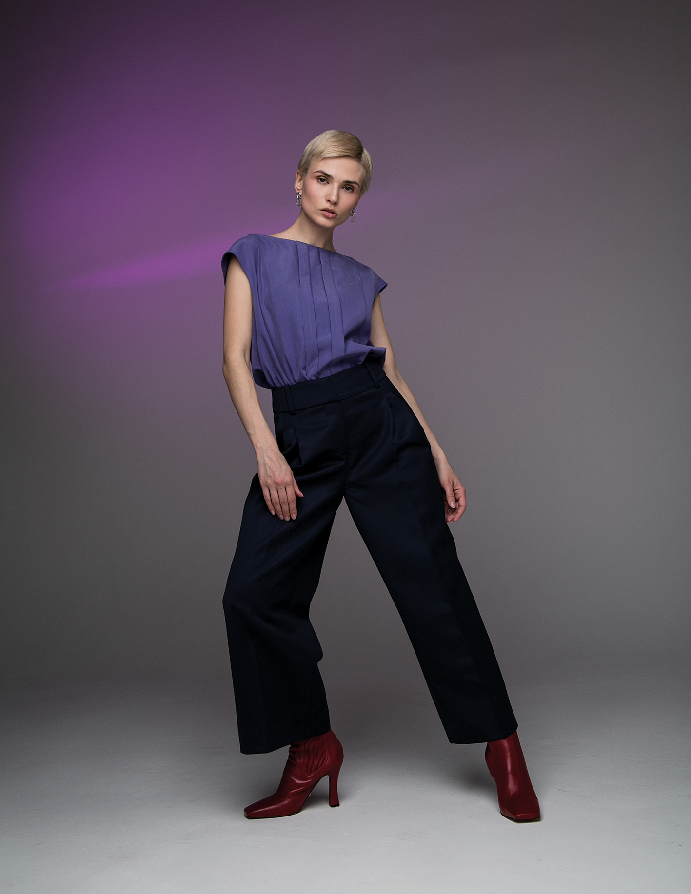 Кюлоты синие